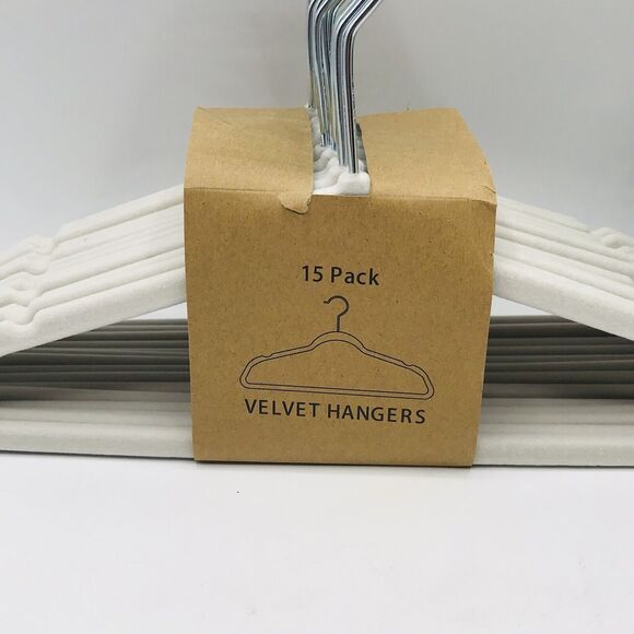 15 Pack Baby Hangers Childrens, Kids Hangers with Velvet Hangers 11 Inch - Picture 2 of 4